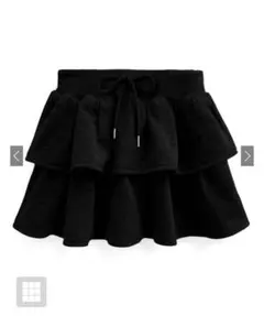 GRL インパン裏地付きティアードスウェットミニスカート pm596