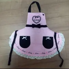 Licca ピンクエプロン フリル付き 120cm〜130cm