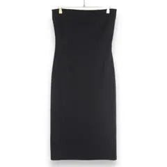 フォクシーニューヨーク ベアトップ ワンピース ドレス チューブトップ ブラック