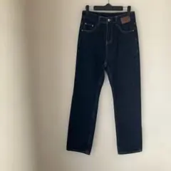 JEANS ジーンズダークブルー ストレートデニムM