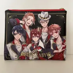 ディズニー ツイステッドワンダーランド ハーツラビュル寮 フラットポーチ