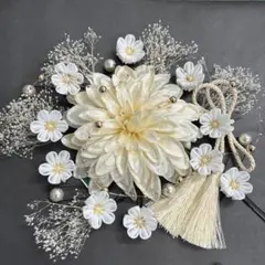 つまみ細工 髪飾り 成人式　七五三　結婚式　振袖