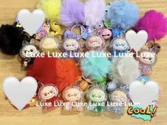 パープル✨海外✨ラブブ Labubu うさぎ オイルラメ　キーホルダー