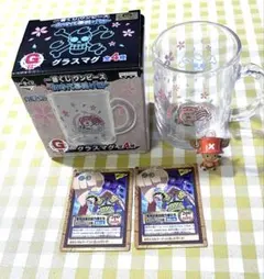 ONE PIECE チョッパー マグカップ カード、マスコット付き