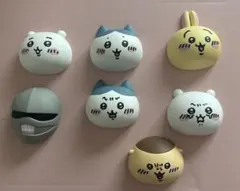 ちいかわ　うさぎ　ハチワレ　くりまんじゅう　鎧さん　おかおマグネット