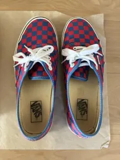 VANS 赤チェッカーフラッグ