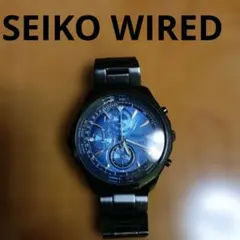 SEIKO WIRED 腕時計 クロノグラフ ブラック VK67-K490のサムネイル