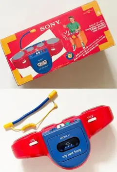 SONY my first Sony カセットプレーヤー ヘッドホン付 レトロ - メルカリ