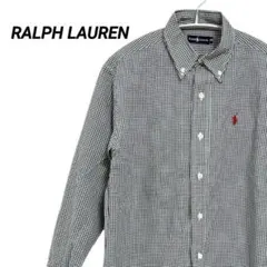 【美品】RALPH LAUREN 長袖シャツ チェック 150cm 綿100％