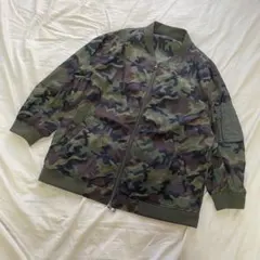 VOGUISH ボーギッシュ MA-1 カモフラ 迷彩 七分袖