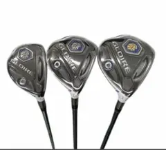 TaylorMade GLOIREフェアウェイウッド ユーティリティ 3本セット