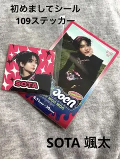 【値下げ】aoen 初めましてシール 109ステッカー 颯太 SOTA