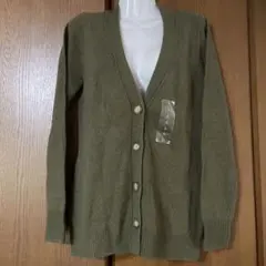 ユニクロ　カーディガン　ラムウール
