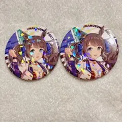 トーセンジョーダン ブリスター缶バッジ2点 ウマ娘 サイコンビニ