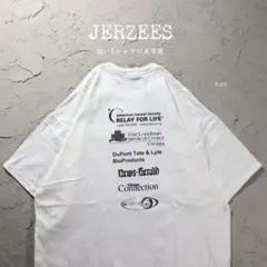JERZEES 白Tシャツ 企業ロゴ　星のサムネイル