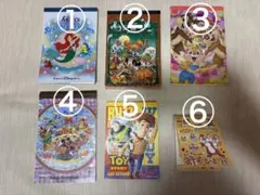 ディズニー　メモ帳 6冊セット