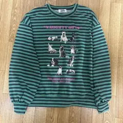 SOUNDS GOOD プリント刺繍ヴィンテージスウェット