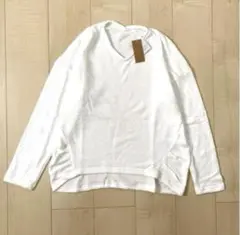 レディース　白　ホワイト　長袖　トップス　M