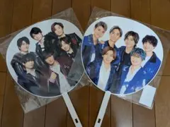 SixTONES　集合　うちわ　2枚