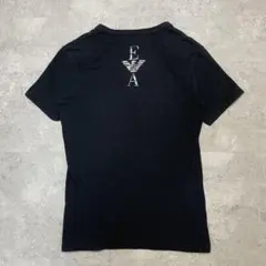 エンポリオアルマーニ Tシャツ Vネック イーグル ブラック M ストリートのサムネイル