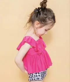 未開封　branshes フリルタンキニ　110cm