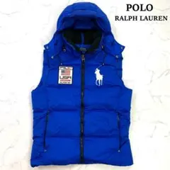 け 美品 ポロバイラルフローレン ダウンベスト 星条旗 ワッペン け様専用 美品 ポロバイラルフローレン ダウンベスト 星条旗 ワッペン