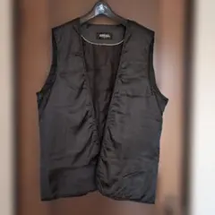 REGAL メンズ 黒 サテン ベスト3Ｌサイズ