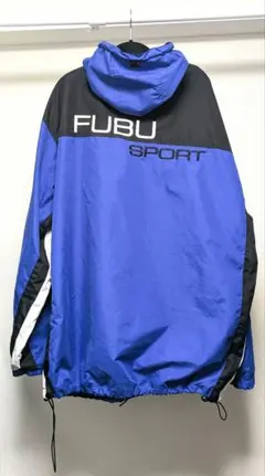 FUBU マウンテンパーカー オーバーサイズビッグロゴ 90s 青のサムネイル