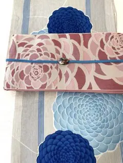 ❤️浴衣・帯の2点セット 　綿85%麻15%