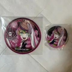 鬼滅の刃 阿波おどり コースター・缶バッジ 甘露寺蜜璃