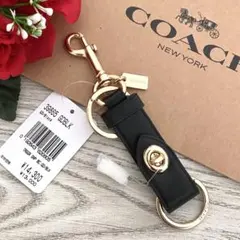 《新品》COACH コーチ　メンズ　トリガースナップ　キーリング　キーケース