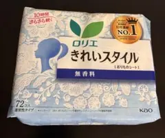 ロリエ きれいスタイル おりものシート 無香料 72個入のサムネイル
