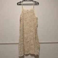 Kastane アイボリー レースキャミワンピース