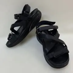 【美品】MBT ブラック スポーツサンダル コンフォートサンダル　レザー　厚底のサムネイル