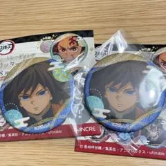 冨岡義勇x2点 新品♪ 鬼滅の刃　トレーディンググリッター缶バッジ　無限城編