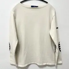 SAINT JAMES ウェッソン エルボーパッチ 長袖 ECRU きなり T1