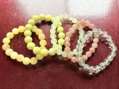 天然石ブレスレット　まとめ売り　５本