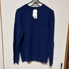UNIQLO ユニクロ ニット セーター ネイビー 無地 シンプル 長袖