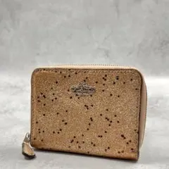 COACH スター グリッターゴールド 折り財布 8555のサムネイル