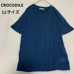 【美品】CROCODILE クロコダイル　綿100 チュニック　グリーン　LLのサムネイル