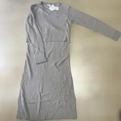 マタニティ　ニットワンピース