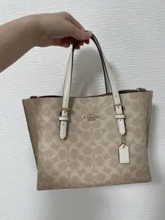 COACH　モリー トート バッグ 25・シグネチャー キャンバス　コーチ