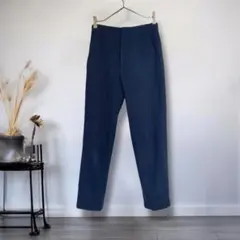 美シルエット◎ユナイテッドアローズトウキョウ ドット柄パンツ ネイビー系 36