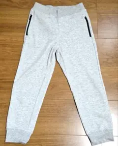 ユニクロ グレー 長ズボン サイドジッパー付き120cm