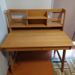 【すーさん様専用】begin 飛騨産業 ブックスタンド付き学習机