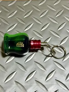 マックツール、オリジナル改造グリップキーホルダー紫、マジョーラ使用