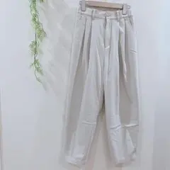 【AZUL】ワイドパンツ　ウエストサイドゴム　体型カバー　カジュアル　シンプル