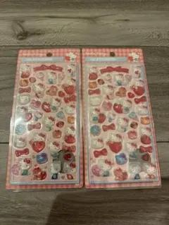 【正規品】ボンボンドロップシール サンリオ ハローキティ赤