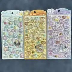 うるちゅるポップシール3シートセット ハローキティ ポムポムプリン クロミ