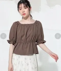 C·O·L·Z·A Honeys オフショル2wayトップス ブラウン Mサイズのサムネイル